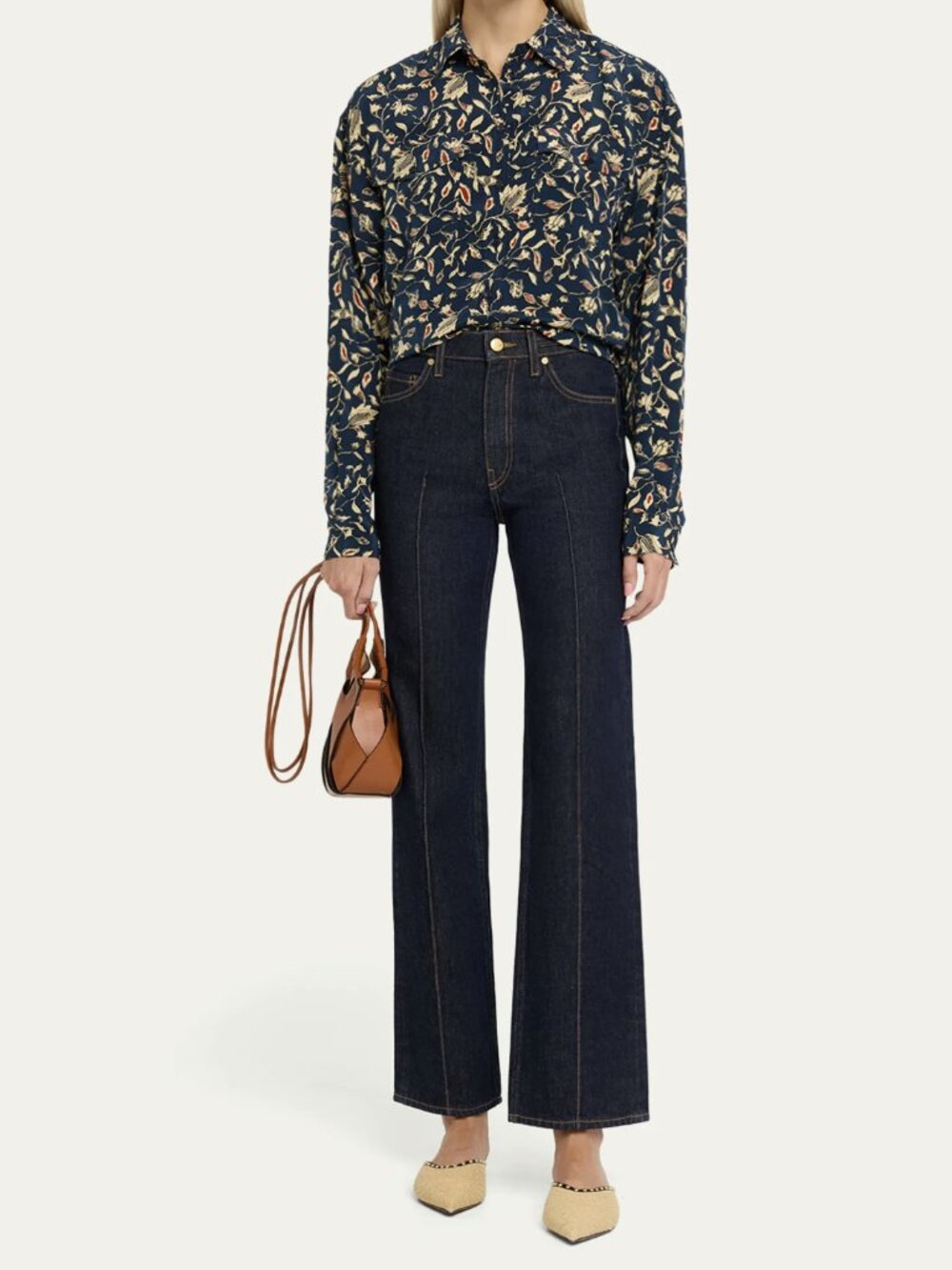 Ulla Johnson Charlotte Woven Leather Crossbody - Picture 5 of 13
